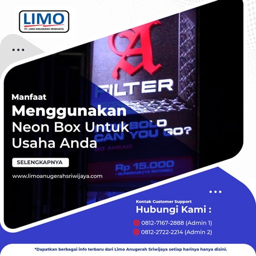 Manfaat Menggunakan Neon Box Untuk Usaha Anda